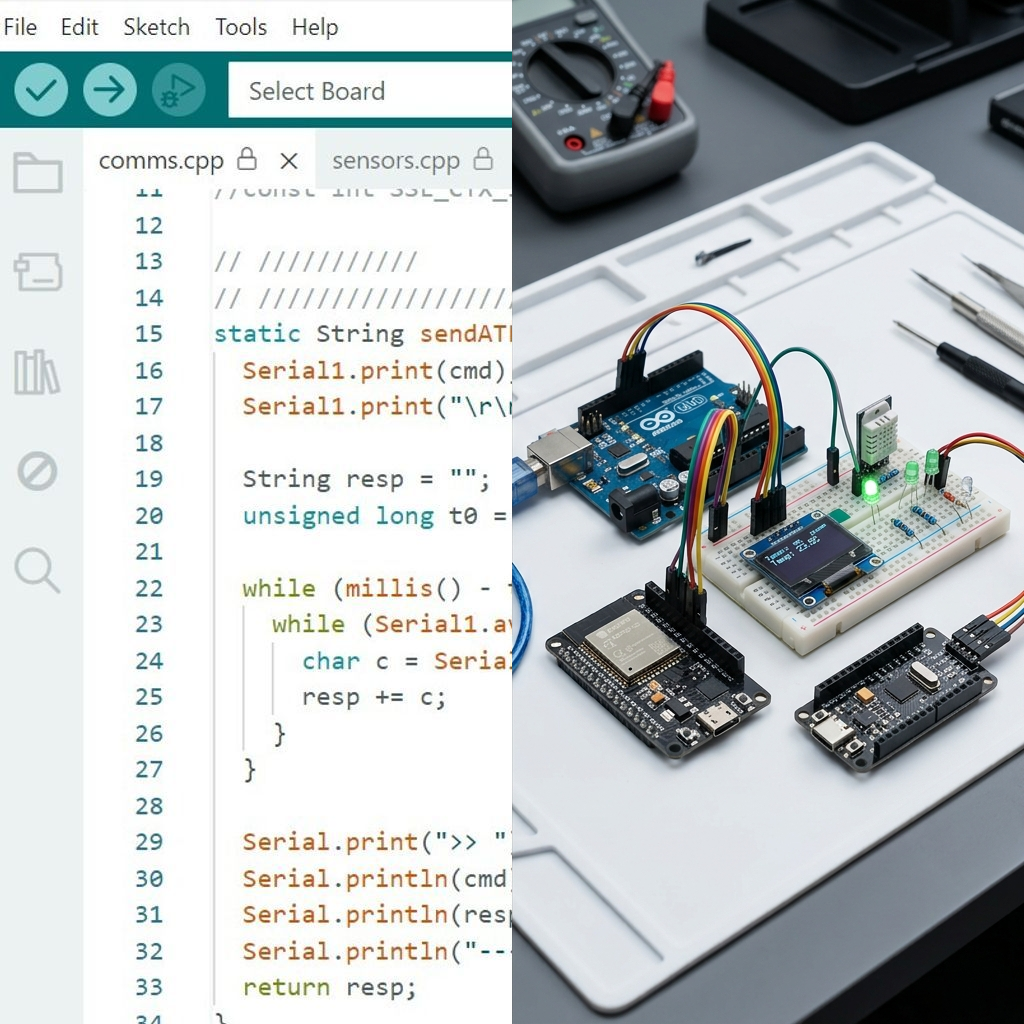 Embedded C++ Firmware Development & Microcontroller Integration